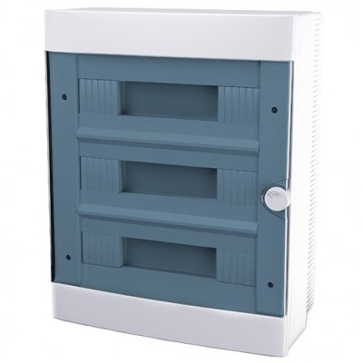 Πίνακας Επίτοιχος Πλαστικός 3Σειρών 36Στοιχείων IP40 Attis 60365